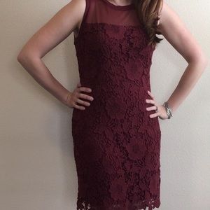 Stitch Fix Kut from the Kloth burgundy dress